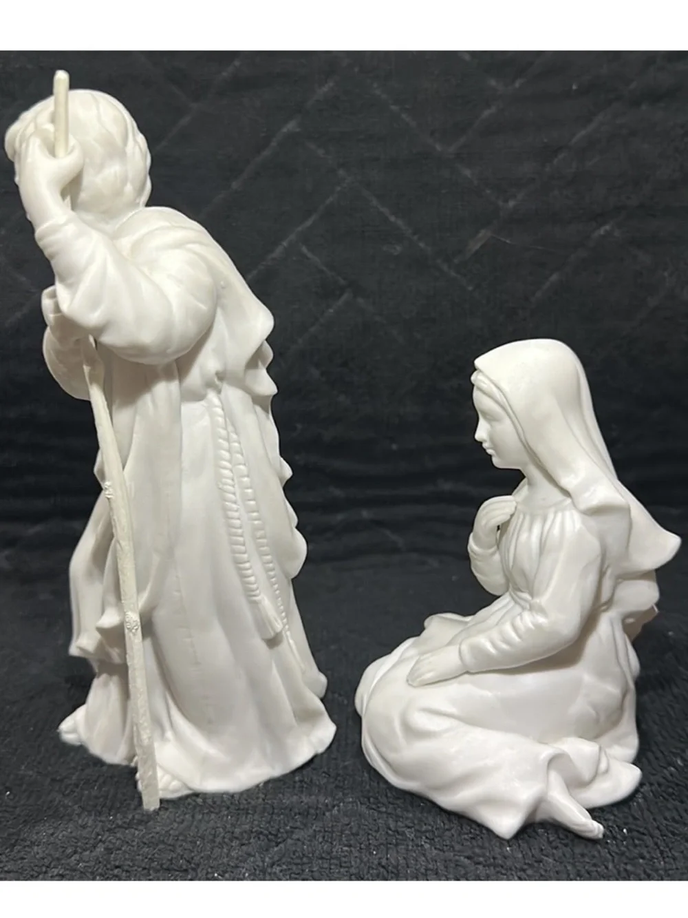 Vintage 1981 Avon Nativity Collectibles Holy Family 3 Porcelain Figure Set